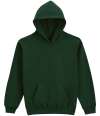 GD68B SF500B Gildan Kids SoftStyle® Midweight Hoodie Forest Green colour image